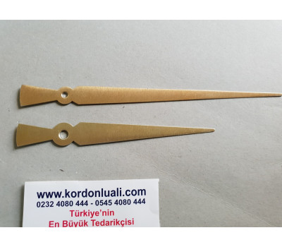 Akrep 13 cm Yelkovan 18 cm Metal Gold 100 Adet